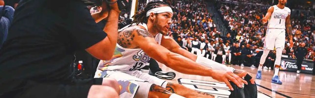 乐鱼中国-掘金再遭重创！戈登因右腿筋拉伤至少缺席4-6周 曾因此连歇19场